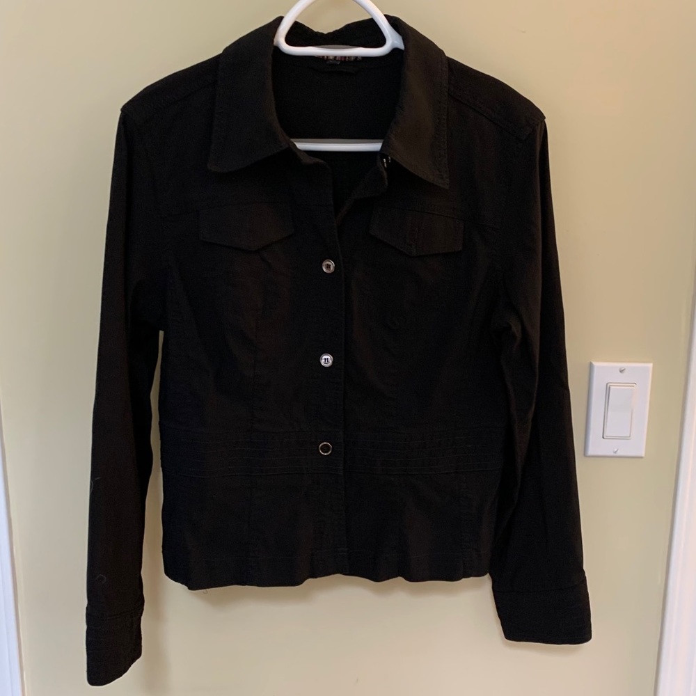2/$22 Vintage Dalia Black Jean Jacket